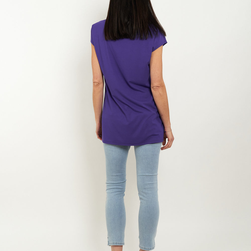 
                  
                    Seidel Longshirt Uni Strass Lila
                  
                