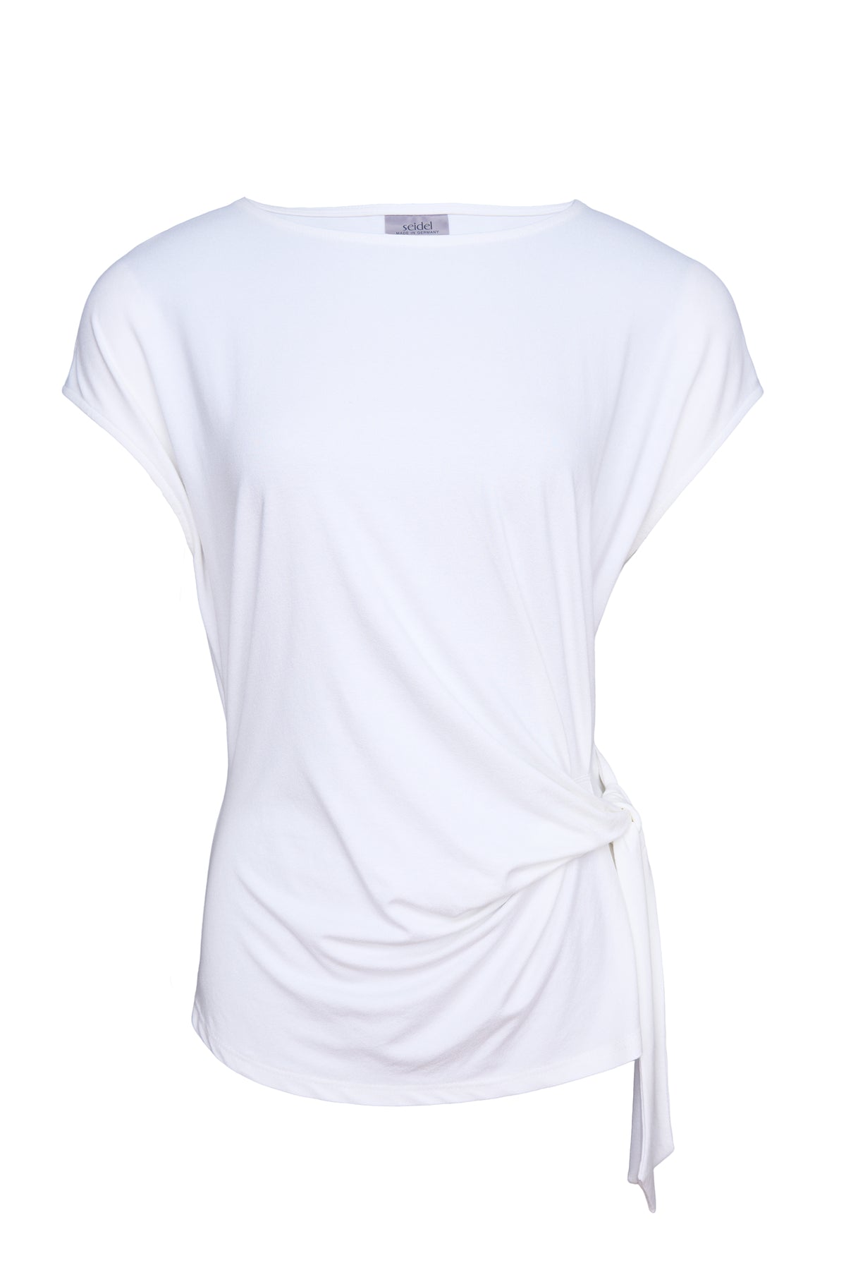 
                  
                    Seidel Shirt mit seitlicher Raffung und Bindknoten
                  
                