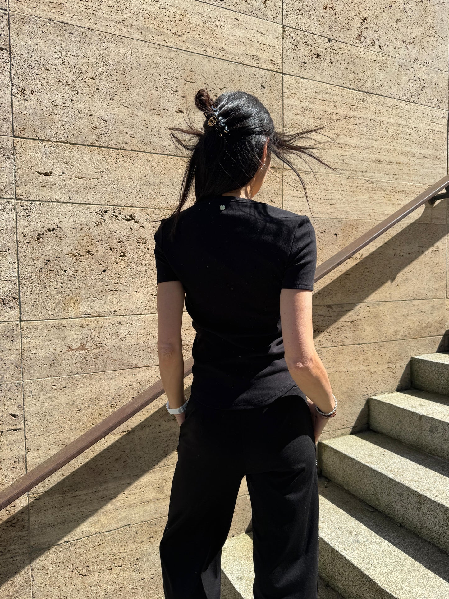 
                  
                    Blickfang Shirt gerippt mit Knopfleiste
                  
                