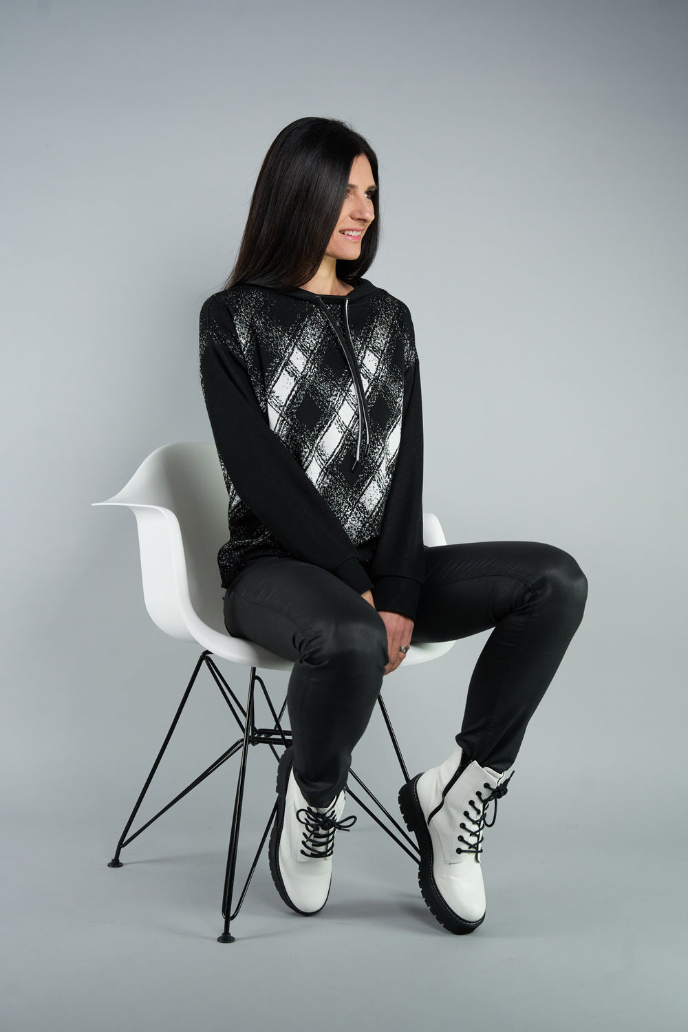 Blickfang Pullover Karo
