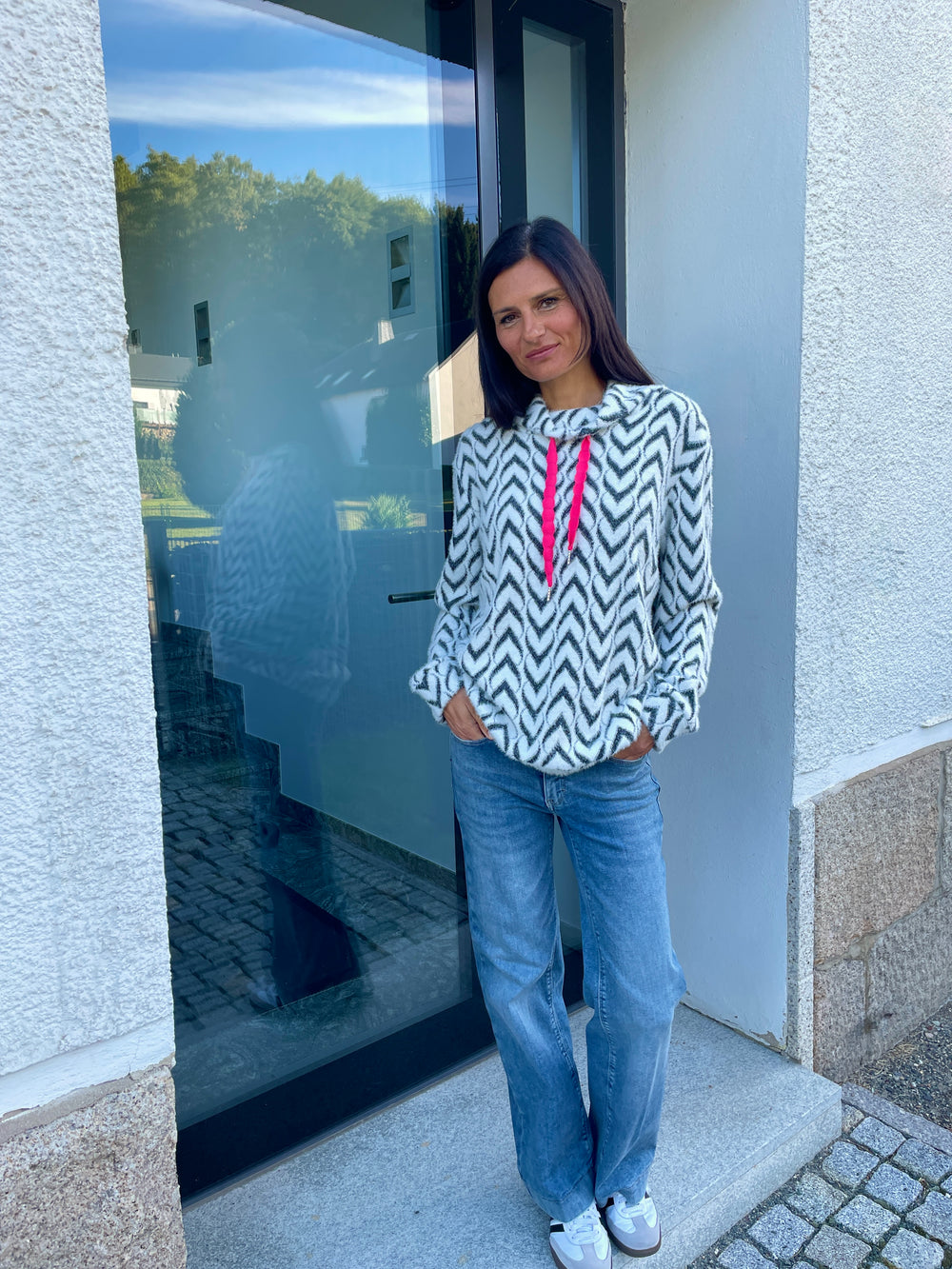 Seidel Pullover Offwhite Herz