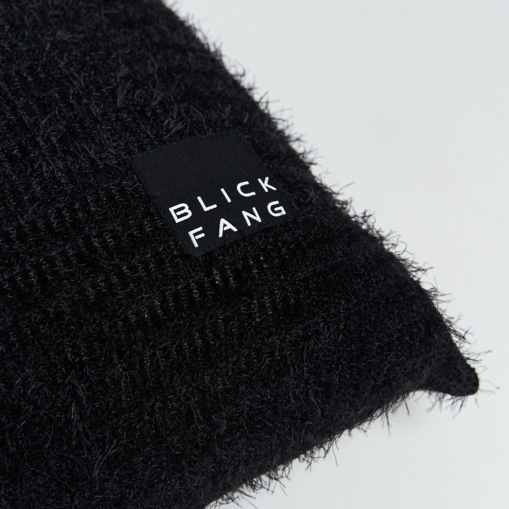 Blickfang Kissen Schwarz Detail
