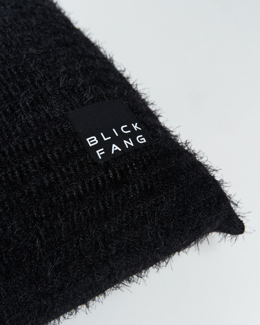 Blickfang Kissen Schwarz Detail