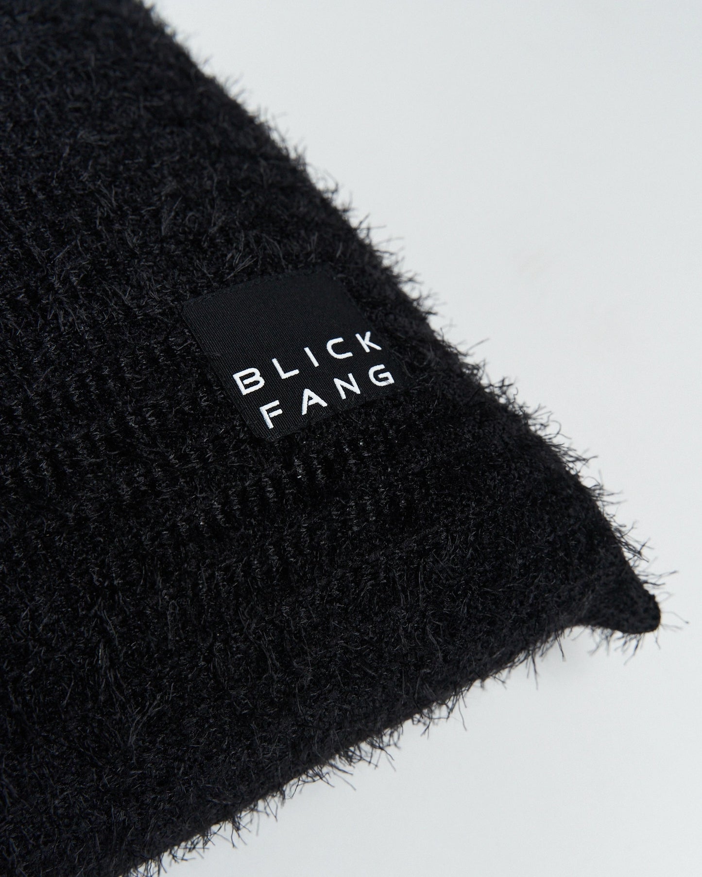 Blickfang Kissen Schwarz Detail