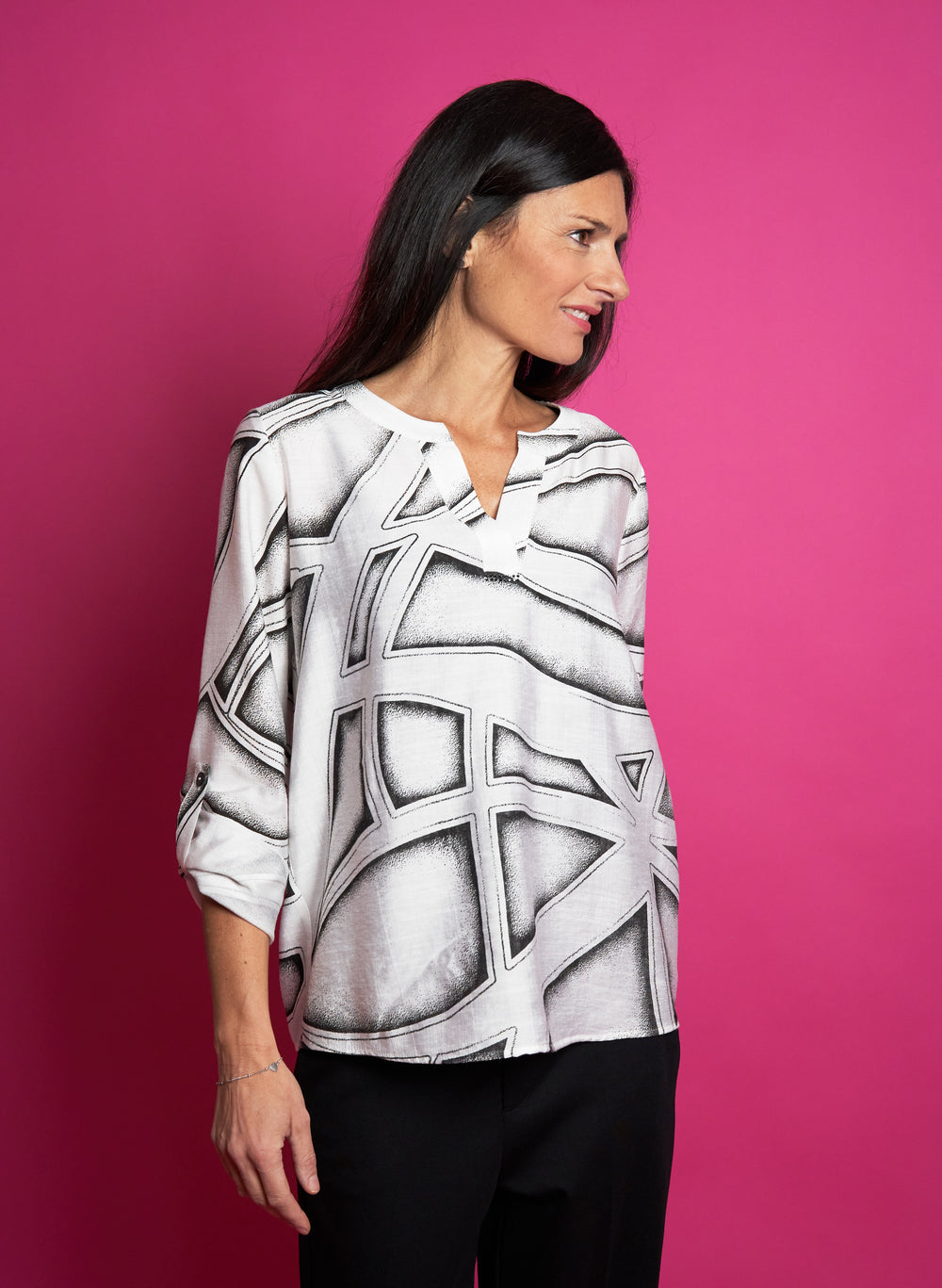 Blickfang Bluse Grafik