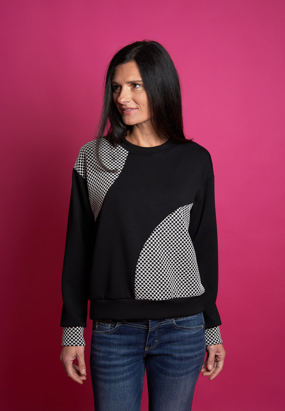 Blickfang Pullover Black & White