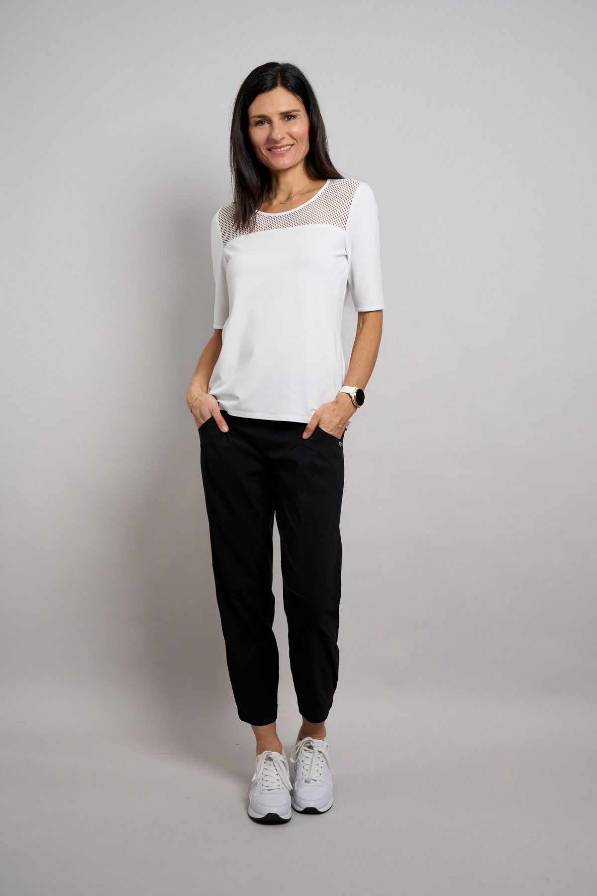 
                  
                    Seidel Shirt mit Netzeinsatz weiß
                  
                